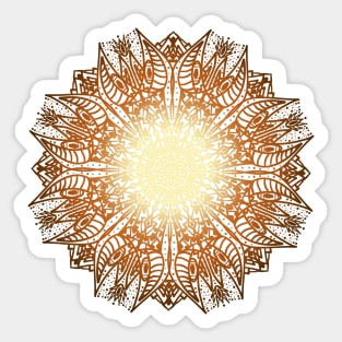 sand mandala Sticker